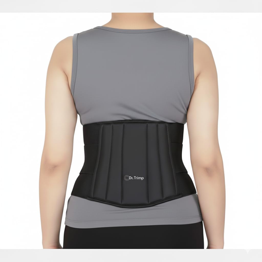 Lumbo Sacral Belt (Universal Fit up to 120 cm) – Lower Back Pain Relief Support for Men & Women | Breathable Lumbar Spine Posture Corrector | Orthopaedic Brace for Sciatica, Herniated Disc & Tailbone Pain
