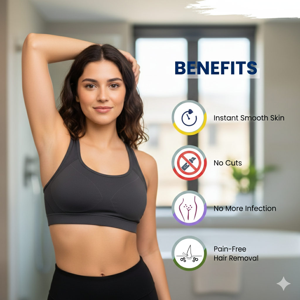 Dr. Trimp Disposable Razor for Women & Men (Pack of 6) – Double Blade Body Shaver for Sensitive Skin | Painless Hair Removal for Bikini Line, Underarms & Body | Stainless Steel Sharp Blades